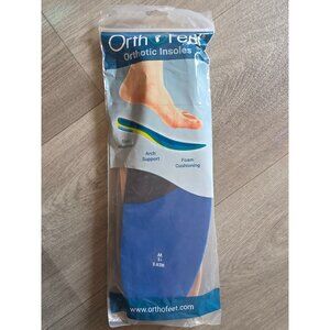 Orthofeet Orthotic Insoles Mens Size 15w With Arch Support & Foam Cushioning